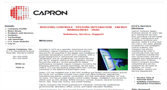 Desktop Screenshot of capron.com